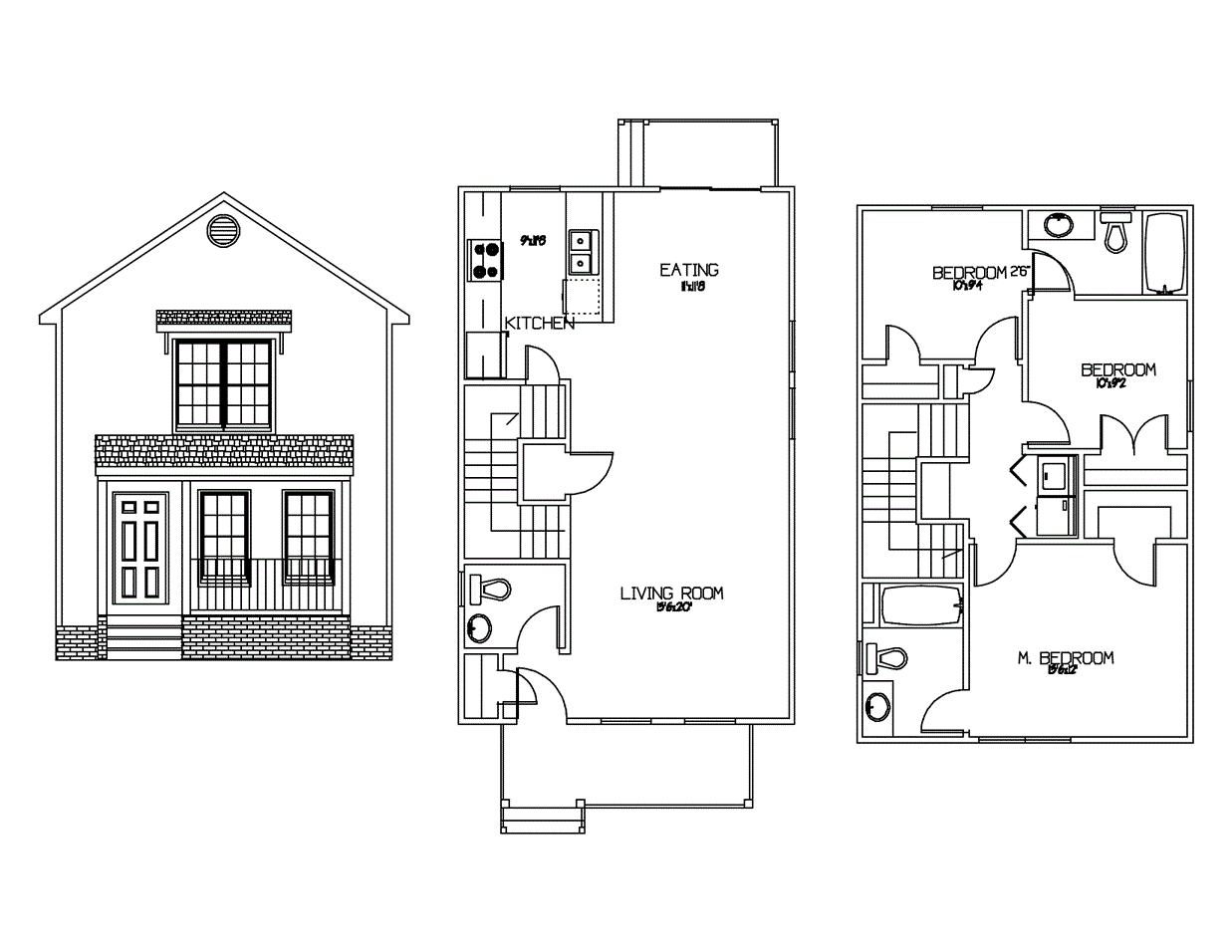 1280 SQFT 2 Story (image for) 1280 SQFT 2 Story